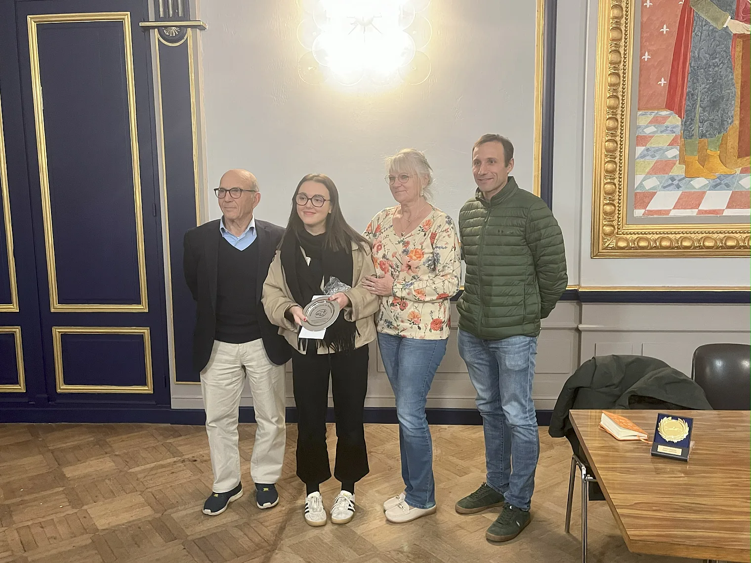 Remise du prix de Jeune Arbitre des Hautes-Pyrénées lors de l assemblée du Comité 65 de natation